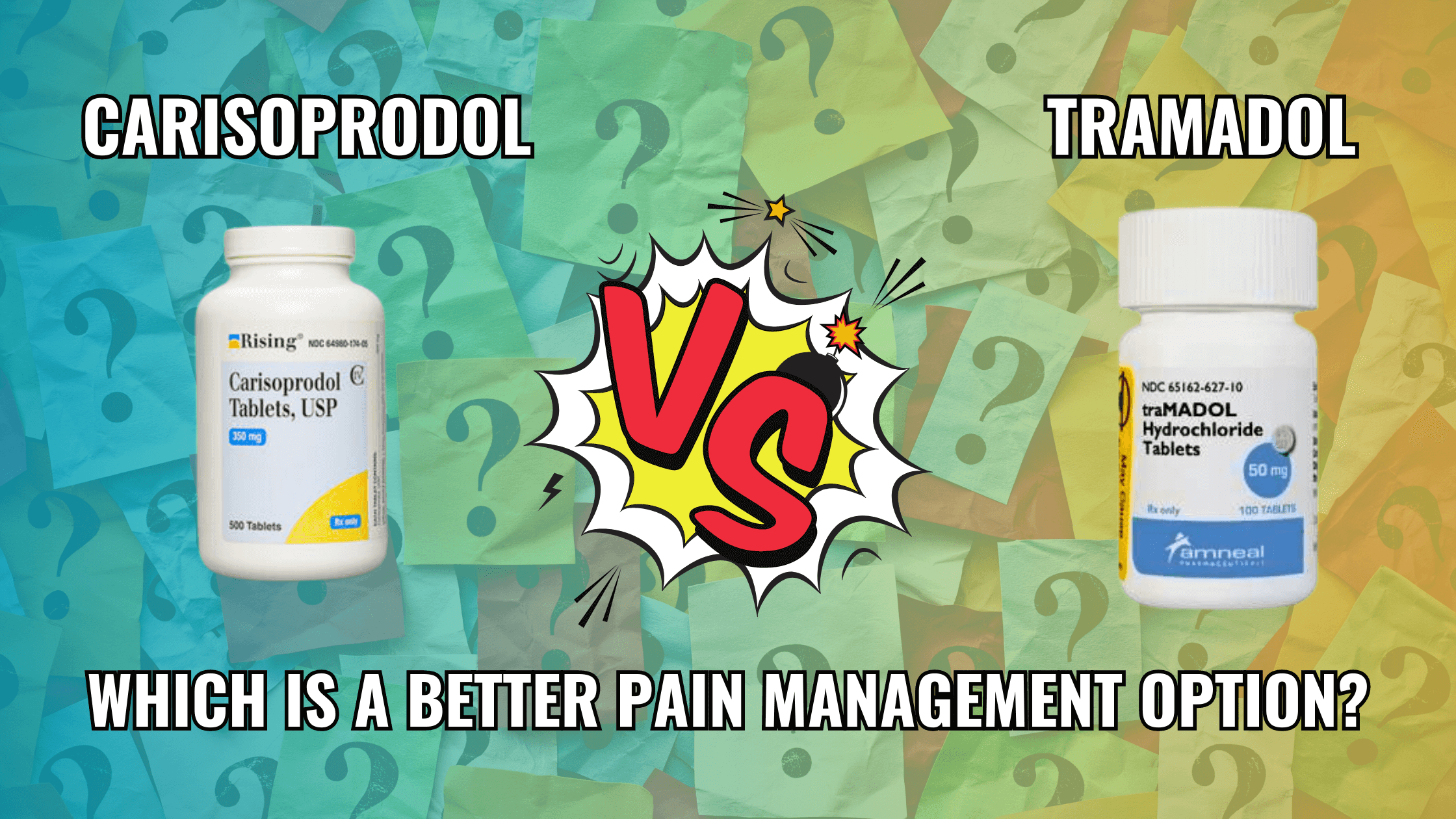 Carisoprodol Vs. Tramadol: Which Is A Better Pain Management Option?